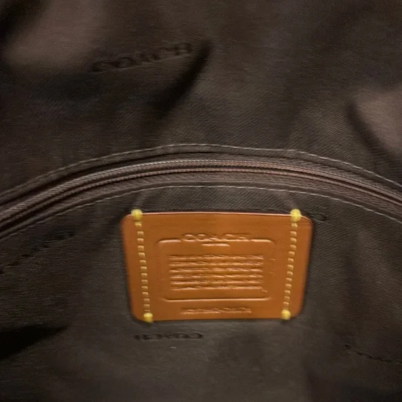 Coach Red and Brown Hobo Bag and wallet set - Picture 14 of 17